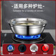 Pure 304 stainless steel soup basin for home school canteen restaurant soup rice bowl round small basin vegetable basin egg beating basin 20CM 1 piece