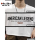 
Mr. Bu summer pure cotton short-sleeved men's 2025 trend new T-shirt men's loose large-size top men's American heavyweight men's t-shirt HST1518 white T-shirt M size weight 90-125 Jin [Jin equals 0.5 kg]