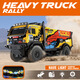 Fernbedienungs-Lkw 1: 35RCTruck Offroad Fernbedienungskontroll-Lkw Kinderaufladbarer Spielzeugwagen ZK01 Yellow 1:35