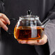 Mud teapot glass teapot high borosilicate glass tea water separation office heating filter tea kettle brewing tea cup