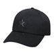 SWOF CARE Etiqueta negra Sombrero de estrella brillante con diamantes de imitación importados Gorra de béisbol negra con capota blanda para hombres y mujeres 661028 Negro/negro Talla única para todos Circunferencia de cabeza recomendada 56-60 cm