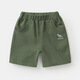 Uniqkuku [same style in the mall] Boys summer sports shorts new style children's small children's mid-trousers baby suit summer U15781 flower gray 90 cm