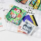 Nezha ao Bing niedliche Cartoon Kinder Mini Coin Wallet Reißverschluss Coin Bag Boy Kartentasche Student kreatives Geschenk Platz lächelnde Gesicht