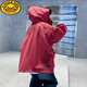 G.Duckkids Kinderbekleidung Jungen Frühling und Herbst Neue Kinderjacke Jacke Jacke Mode Top Kinderwindbrecher Red Motorcycle Windbreaker 120 cm