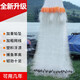 Lilang fish net sticky net three-layer automatic fishing net wire net sinking net thickened weighted hanging subnet crucian carp fishing net small fish net 2 meters high 50 meters long 5-finger three-layer sinking net catch 0.8 to 12 Jin Jin is equal to 0.5 kilograms
