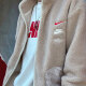 耐克（NIKE）外套男装 2024年春季CNY龙年限定新款三钩仿羊羔立领运动休闲服 FZ6194-126 XL