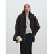 MSBEAST Beast Miss Imported Tuscan Fur Coat Women's Silhouette Lamb Fur Grass丨Search for Simple Landscape White M