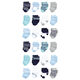 Luvable friends unisex cotton baby terry socks 24-pack mint navy striped 6-12 Months
