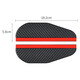 Car rearview mirror carbon fiber rain shield rain shield thickened carbon fiber texture rear view mirror rain shield thickened carbon fiber pattern rain shield 1 pair