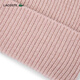 LACOSTE French crocodile same style 25 autumn new wool scarf and knitted hat gift box | RB5385 ADY/light pink