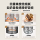 Bear Food Complementary Food Processor Baby Steaming and Cooking All-in-One Rice Powder Puree Machine Multi-Function Food Complementary Pot 6 Leaves Double Knife Double Cup