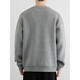 Xinyoujie Henry collar fashionable simple high-end knitted sweater for men lazy style boys sweater 2025 autumn and winter trend 2555 light gray M recommended 100-120Jin Jin equals 0.5 kg