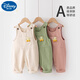 Disney overalls for baby girls, spring and autumn wear, 1 to 3 years old, pure cotton soft jumpsuit, girls' pants, autumn wear, off-white 5963, cute, western style 120cm