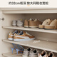Saishan shoe cabinet storage cabinet integrated wall-mounted home door 2025 new entry door large capacity multi-layer solid wood entrance cabinet store manager's best-selling model 90x32x92cm holds about 19-22 pairs