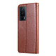 Ju Xiaozhi eignet sich für Redmi K60 Mobiltelefonkoffer Flip Leder Case 23013RK75C Wallet Balleet Model Card-fähige Hülle Full-Pack Anti-Fall-Fall-Innenschalen-Magnetschnalle-Schutzabdeckung für Männer und Frauen Redmi K60 [Brown] [Brown]
