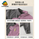 G.duck little yellow duck children's cotton shirt 2025 spring and autumn new style boys' long-sleeved shirt cartoon contrasting color splicing jacket trendy 5QCS196VT-Purple 80 (recommended height 70-80cm)