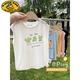 G.DUCKKIDS boys' modal sleeveless T-shirt small vest summer summer clothing children's clothing children's baby thin children's trend U13588 yellow 90 cm