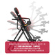 SiNuoDe inversion machine, household artifact, inversion hanger, upside down yoga fitness equipment, indoor inversion and stretching all-in-one machine HM05 multifunctional six-in-one inversion machine / foldable