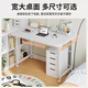 Zhaishida computer desk folding table home desk office desk movable bedside table study table gaming table DNZ-20 integrated folding storage 100*50cm