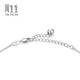 Chow Sang Sang Pt950 platinum necklace round beads hollow beads 92565N pricing 47 cm