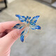 Mr. Ouyang's 2025 new blue enchantress flower brooch suit clothes pin accessories elegant temperament versatile corsage blue flower brooch A25-106