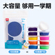 Deli (deli) 100g large package ultra-light clay children's toys infant beach clay plasticine clay art DIY handmade materials birthday school gift red