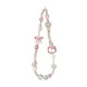 Original hand-made beaded mobile phone hanging chain lanyard cute child fun wrist short ccd camera chain hanging decoration cartoon Oriki Bear
