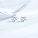Trendy Acer Platinum PT950 platinum earrings for women, auspicious cloud pattern ear care earrings for girlfriends, price, one pair, about 1.5g
