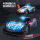 Yunya children's remote control car boy's four-wheel drive drift racing electric toy car model rechargeable car anti-fall dazzling black and blue remote control car Gadi sports car