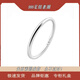 NSYCA Old Phoenix 999 sterling silver plain ring ring for men and women, small closed mouth 999 pure silver tail ring, simple couple ring 999 pure silver simple plain ring / fine style 1.5 size 6 reference weight 90-105 Jin Jin is equal to 0.5 kg Lao Fengxiang