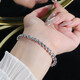 Beijing Gold Trading Center Co., Ltd. pt950 platinum abacus bead scimitar bead bracelet adjustable women's birthday gift for girlfriend, about 13.03g