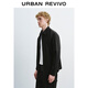 UR2026 spring new men's clothing simple commuting temperament versatile long-sleeved cardigan shirt UMM250051 black XS