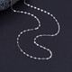 Beijing Gold Trading Center Co., Ltd. Platinum Sequin Lip Chain Necklace Tile Plain Chain About 2g