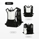 Lingyunhe cross-country backpack mountaineering running and cycling outdoor professional hiking lightweight vest bag women's lightweight backpack men's cross-country backpack black and white wear-resistant and water-repellent comfortable and breathable