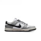 Nike Nike Dunk Low Women's Grey White White Retro Sports y Casual Top Shoes Dd- Grey Grey DD1503-117 38.5