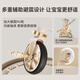 KEDT baby stroller can sit and lie down, lightweight folding newborn stroller with high view, two-way stroller for 0-3 years old, champagne gold supreme version + sun protection curtain
