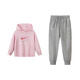 
NIKE3BRAND Nike Hoodie Sweater + Trousers 2-piece 2025 Autumn Children's Pure Cotton Comfort Set
