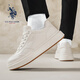 U.S. POLO ASSN. Autumn new business casual shoes Paul men's shoes fashionable and versatile leather white shoes thick-soled non-slip heightening sneakers