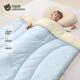Betis baby quilt autumn and winter baby anti-mite type A children's sleep double-sense quilt sea salt milk cover 120x150cm