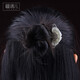 Fu Tiaoer handmade Thai silver and Hetian jade short hairpins for women, retro-style Hanfu silver hairpins, 1 Mother's Day gift for mom