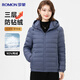 Luo Meng 90% duck down light down jacket for women winter middle-aged short hooded autumn down student warm mother jacket