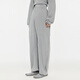 JNBY / Jiangan Cloth Vêtements Spring and Automne File Flash Banana Contrôle décontracté pour femmes Coton Mélange Banana pantalon 5O9E14140 040 / Silver Grey S