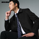 Lilang woolen coat men's lapel simple business men's woolen coat winter wool coat