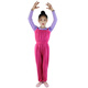 New children's dance clothing one-piece exercise pants girls overalls autumn and winter trousers girls overalls examination pants Violet_excluding long-sleeved tops 110