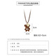 Fan Shengyu's mignon Flocking Bear Long Pull Accessoires de pull pour femmes, Pendeur de pendentif pendentif en automne et en hiver Sweet et frais