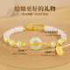 Old Fengxiang Ping ein Schnallen Silberarmband für Frauen Hetian Yufu Marke Chalcedon Bambusarmband Geburtstag Jubiläum Geschenk für Freundin Frau