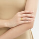 Chow Sang Sang Gold Ring Heart-Blowing Pure Gold Ring Ring Open Ring 27942R Price 2.8g
