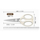 Shibazi makes multifunctional stainless steel household scissors, barbecue bone scissors, food supplement kitchen scissors SB3074