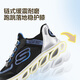 Skechers斯凯奇儿童闪穿鞋儿童跑步鞋秋季童鞋一脚蹬男童运动鞋403840L