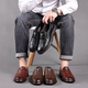 Satchi [Tempérament First Choice des hommes] Chaussures en cuir 2025 Nouvelles chaussures pour hommes Spring and Summer Business Business Casual Chores Soft Cow Cow